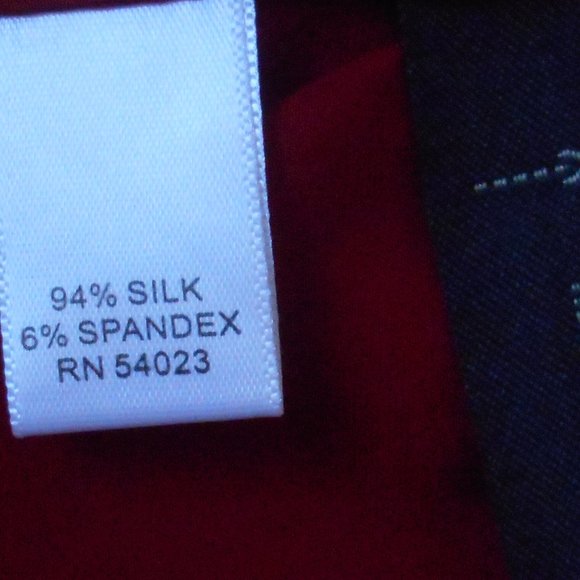 NWT $148 BANANA REPUBLIC Silk Red Mini Dress 8P Sexy Cocktail Party Date Night - Picture 6 of 6